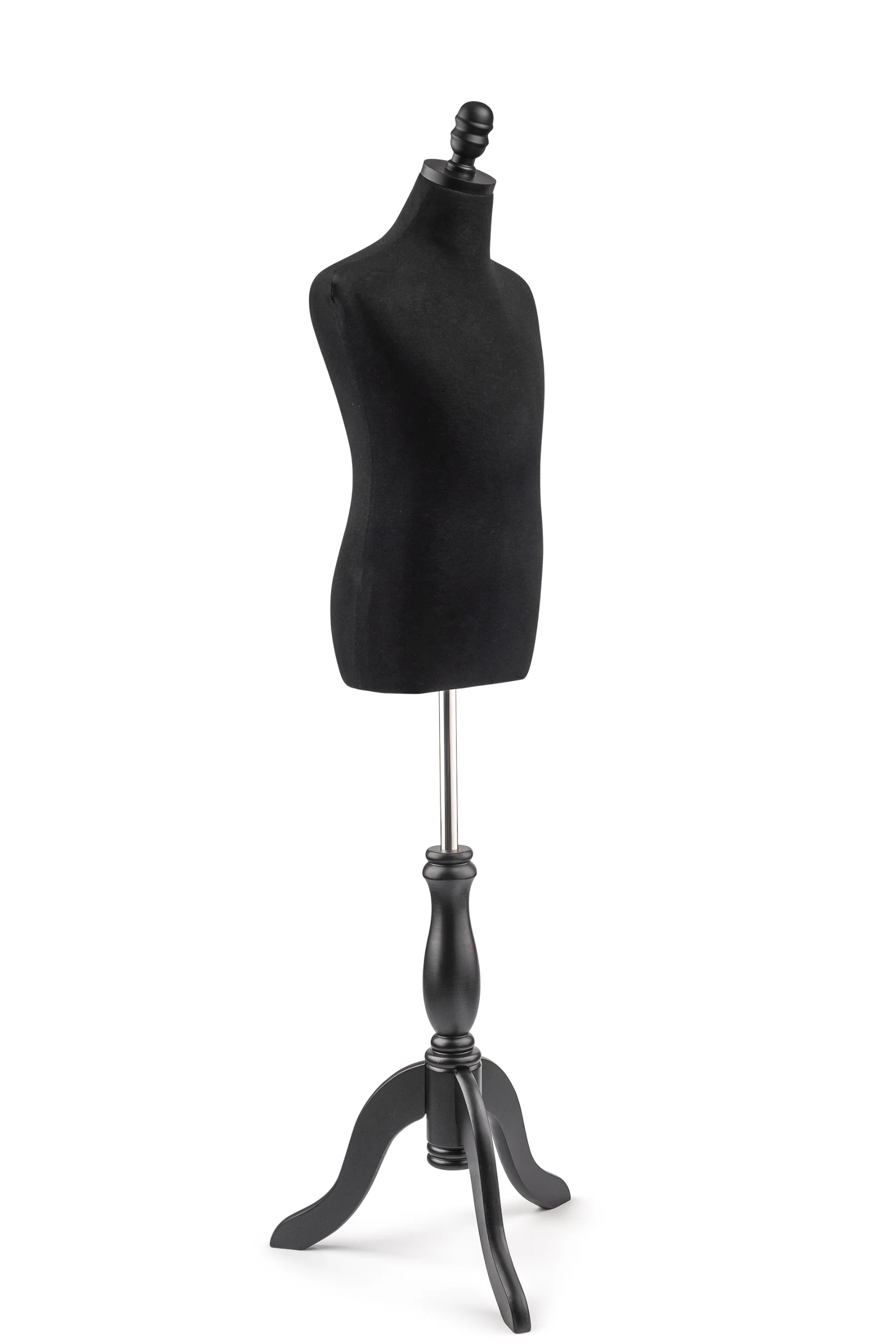 Child Display Dress Form on Wood Tripod Base - Image 6
