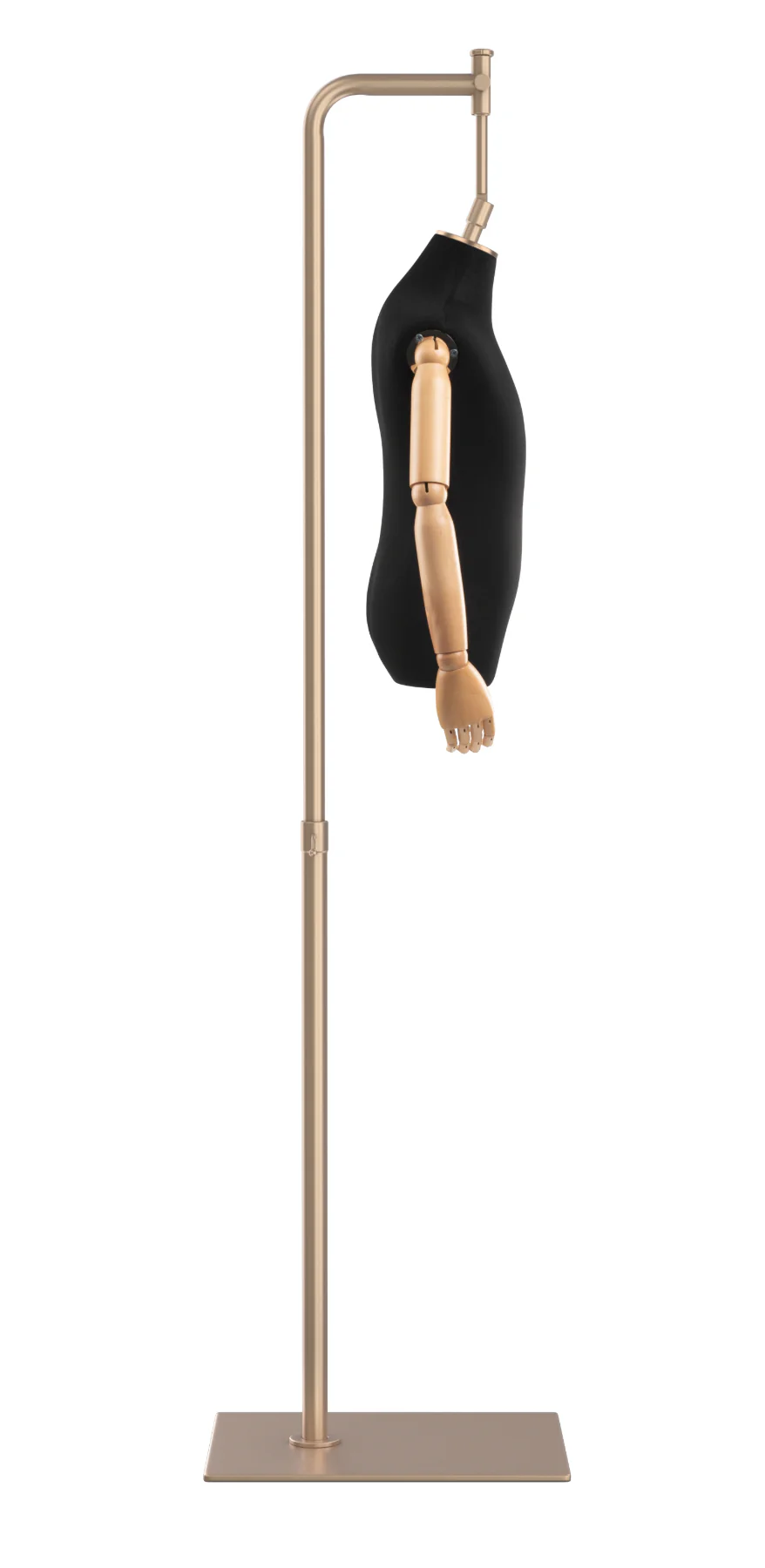 Child Display Dress Form on Metal Hanging Base (Head & Arms Version) - Image 25