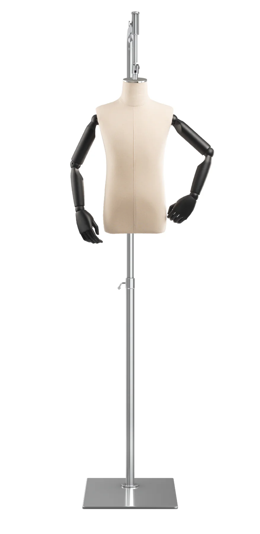Child Display Dress Form on Metal Hanging Base (Head & Arms Version) - Image 27