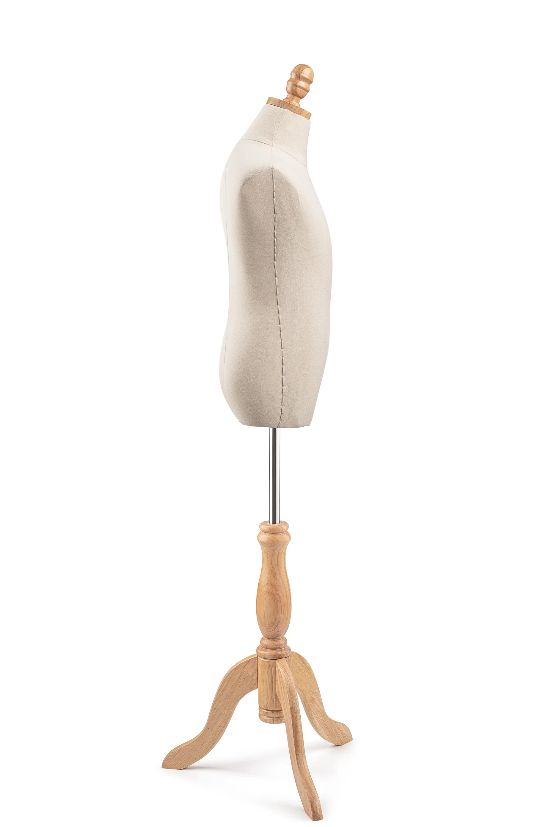 Child Display Dress Form on Wood Tripod Base - Image 3