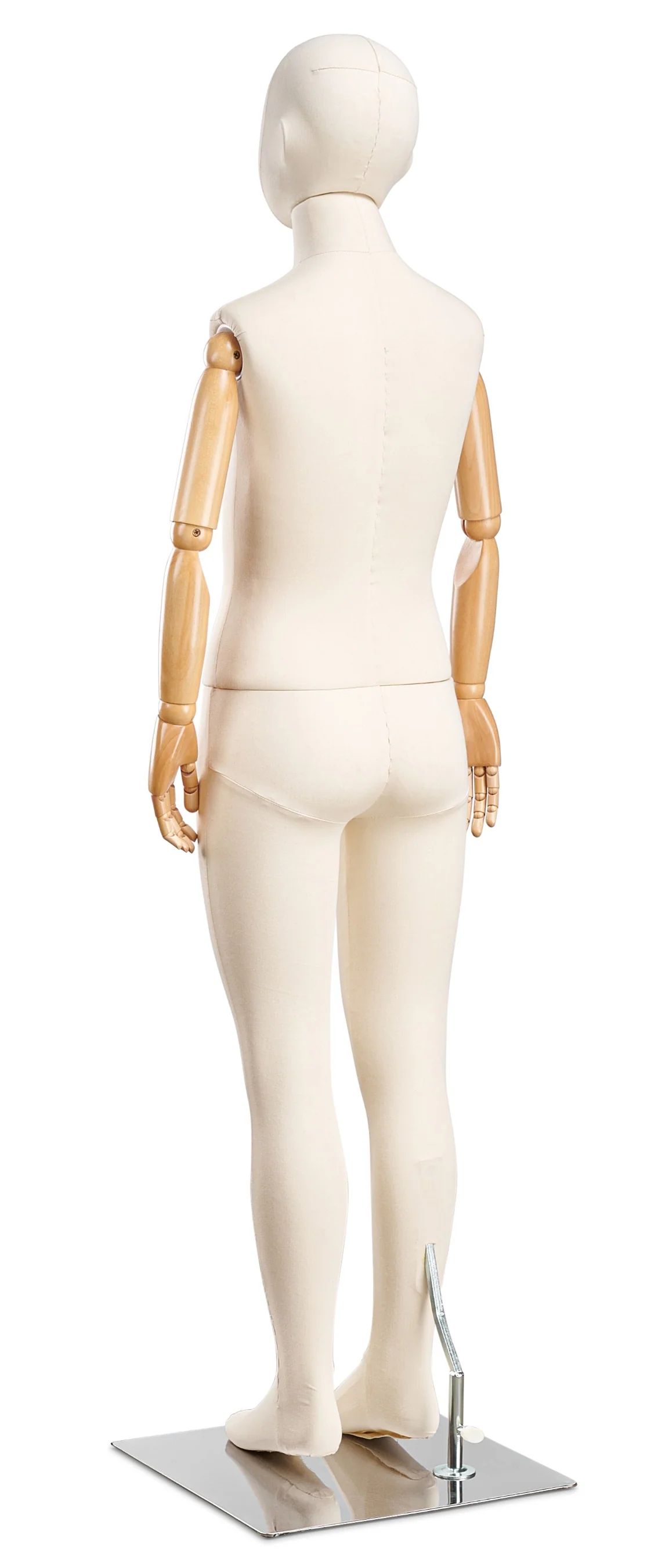 Child Fabric Wrapped Mannequin in Standing or Sitting Pose w/ Articulating Arms (WP Series) - Image 11