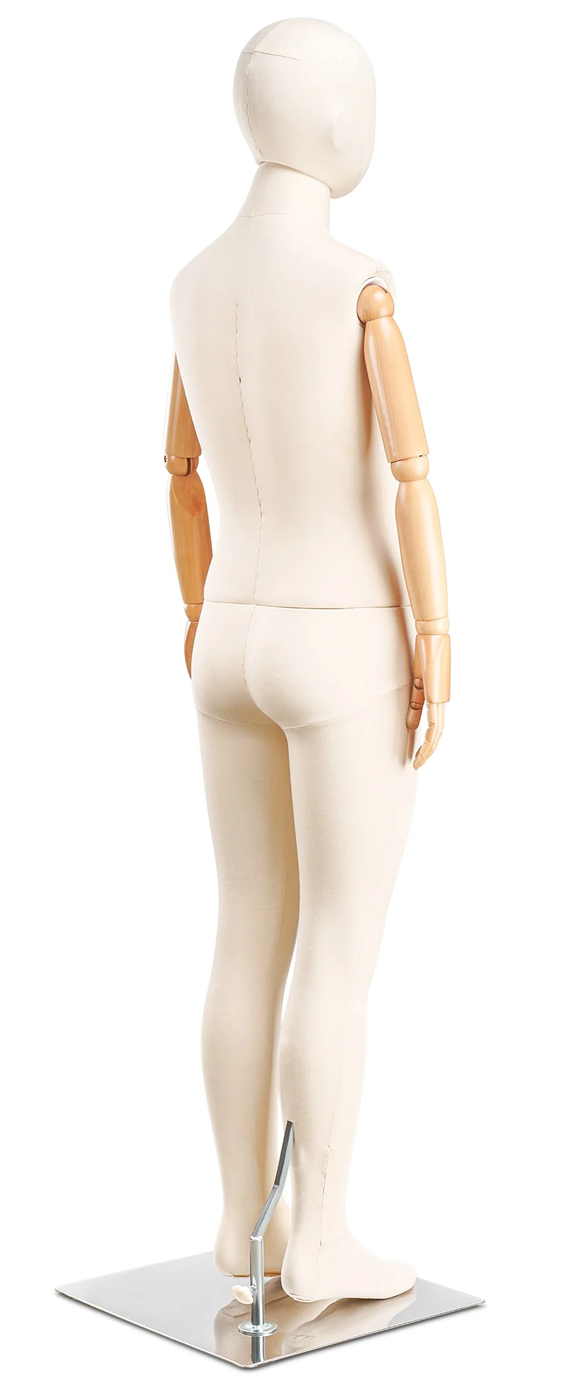 Child Fabric Wrapped Mannequin in Standing or Sitting Pose w/ Articulating Arms (WP Series) - Image 13