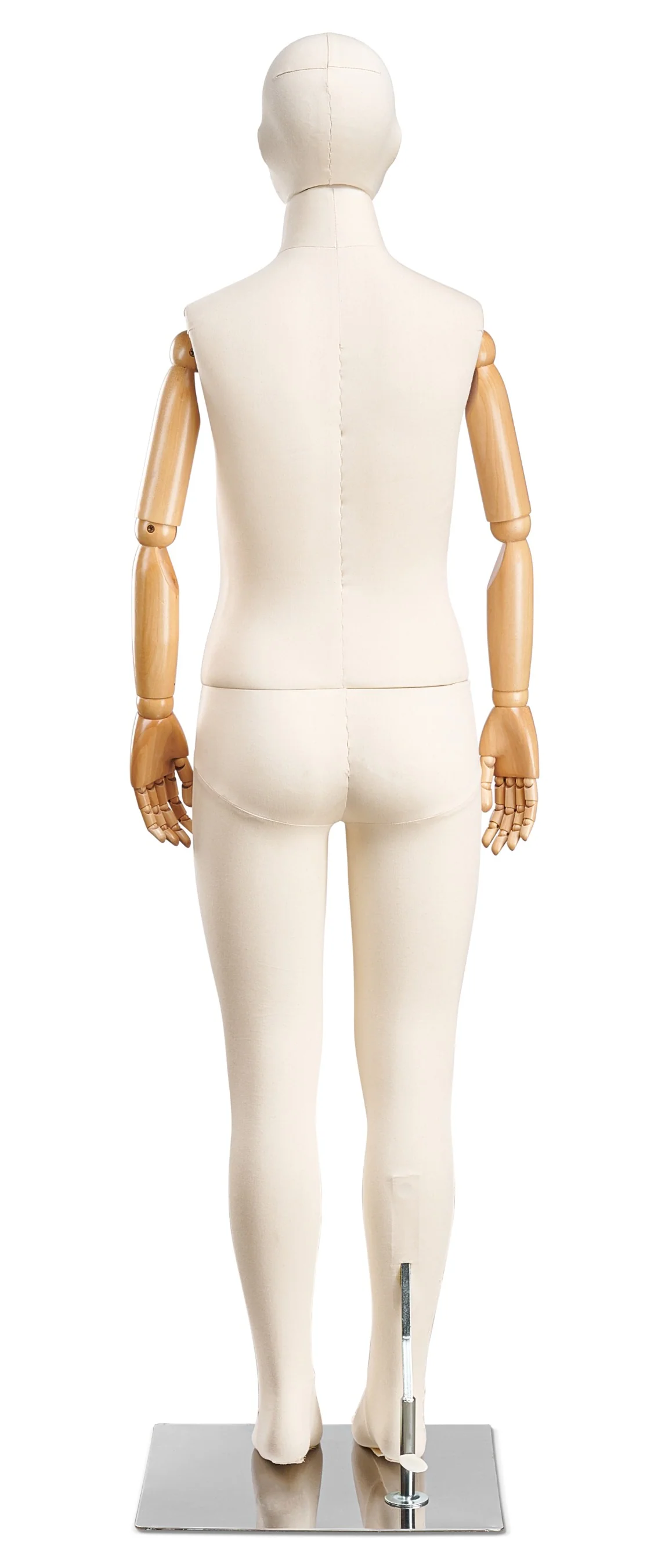 Child Fabric Wrapped Mannequin in Standing or Sitting Pose w/ Articulating Arms (WP Series) - Image 22