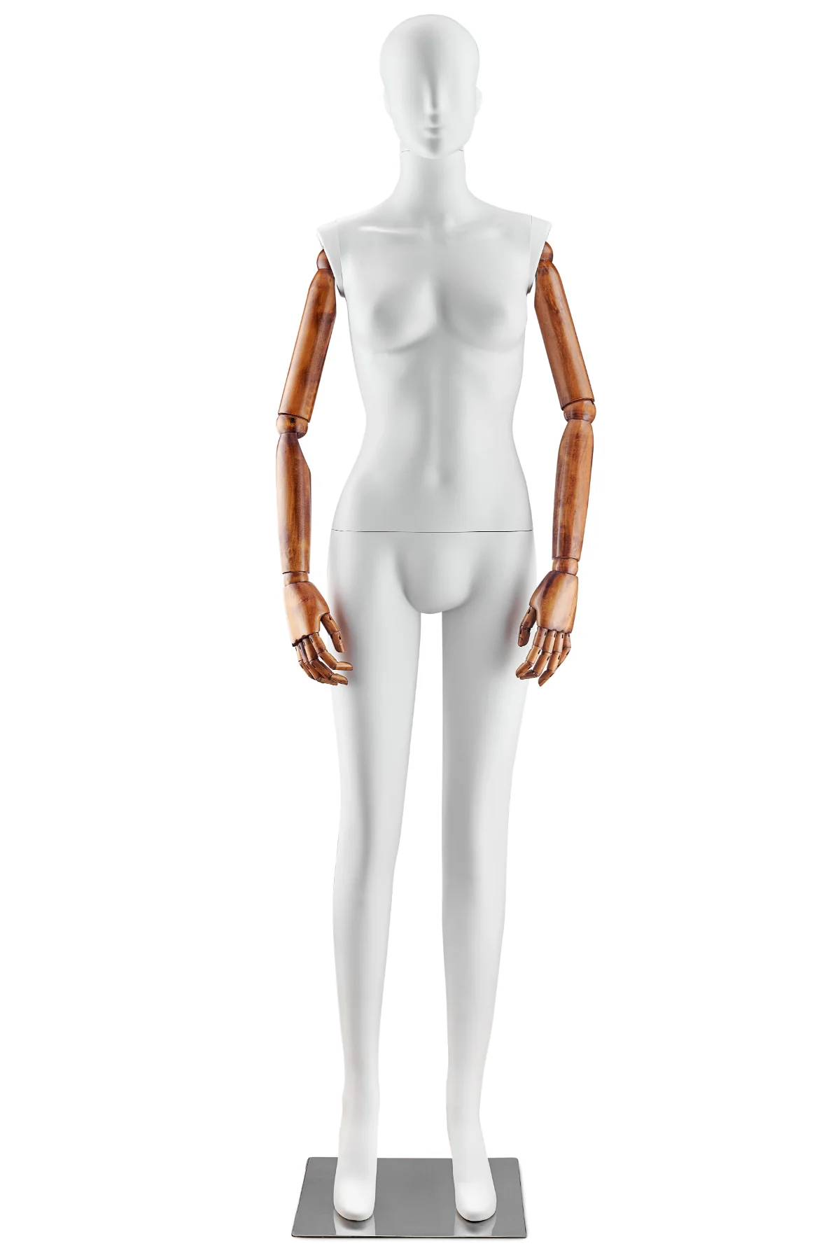 Female Abstract Mannequin in Standing or Sitting Pose w/ Articulating Arms (AP Series) - Image 9