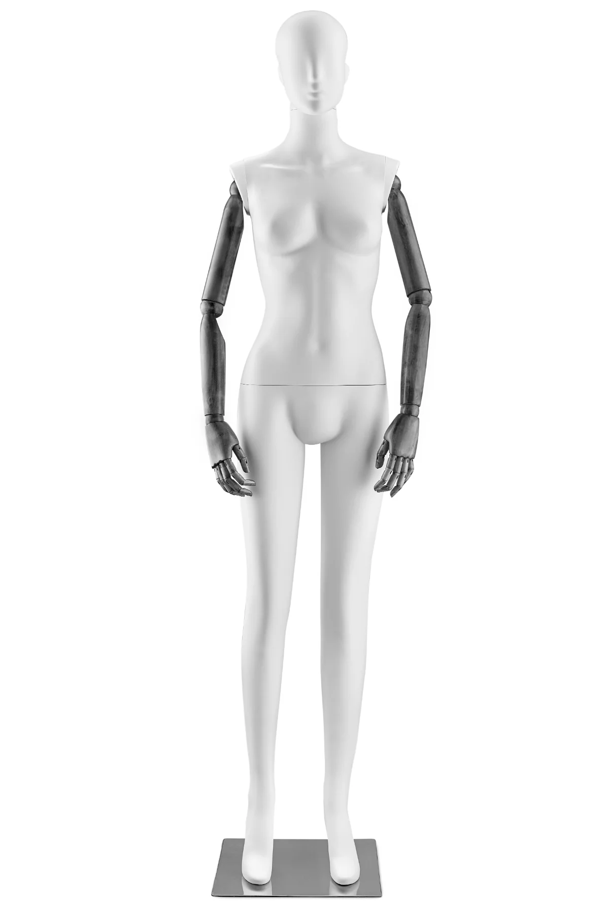 Female Abstract Mannequin in Standing or Sitting Pose w/ Articulating Arms (AP Series) - Image 15