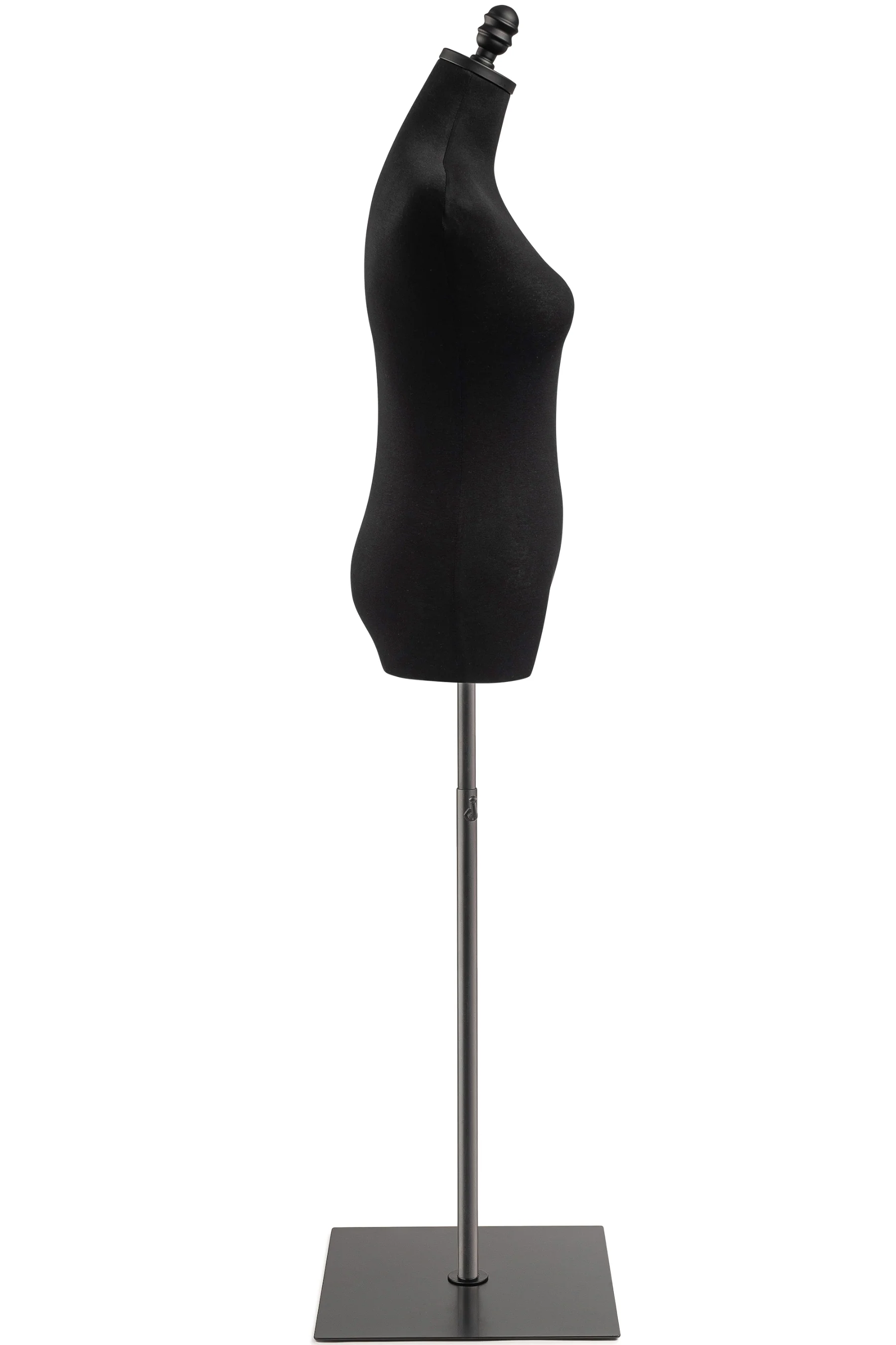 Female Display Dress Form on Metal Flat Base - Image 4