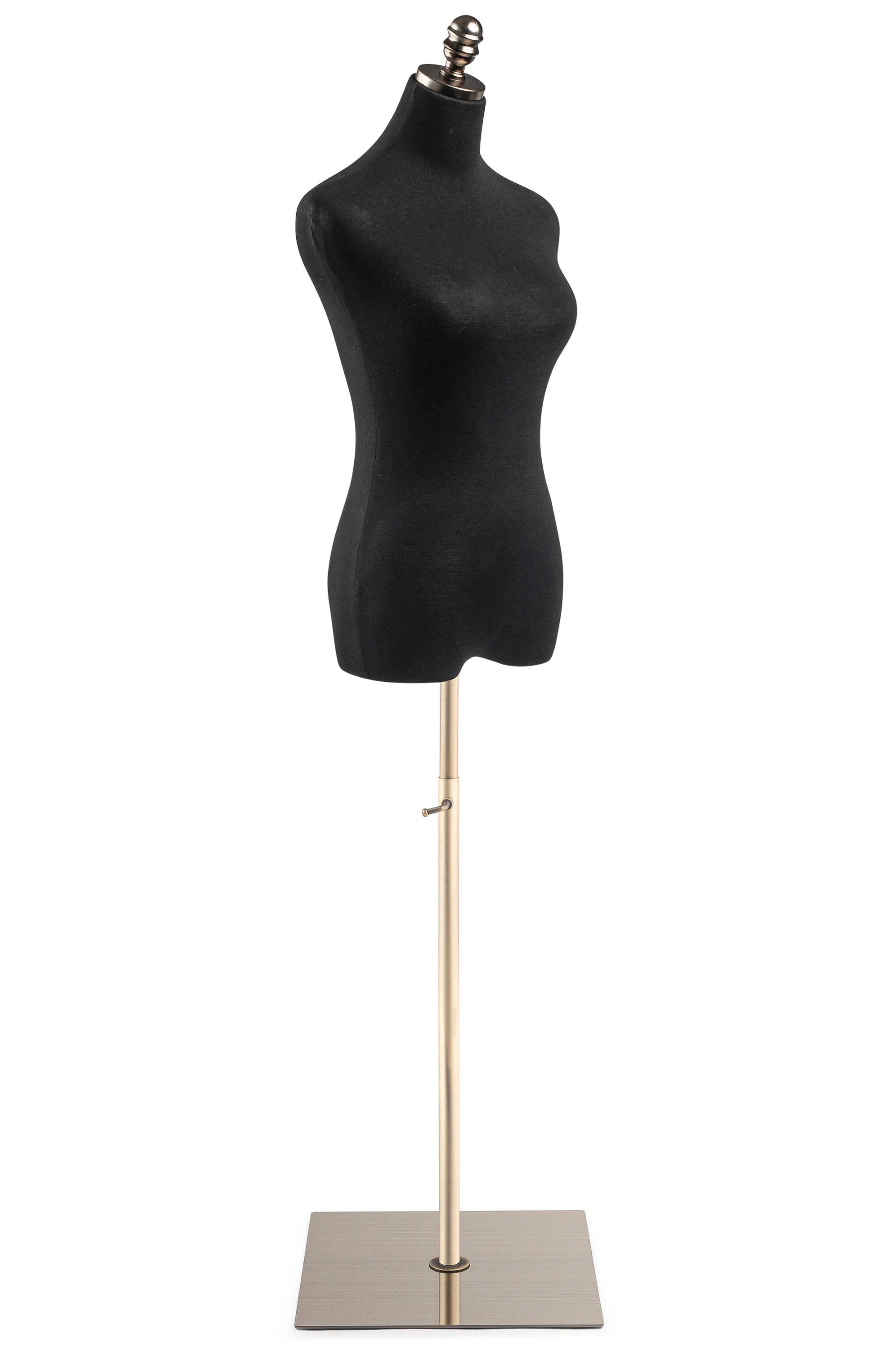 Female Display Dress Form on Metal Flat Base - Image 9