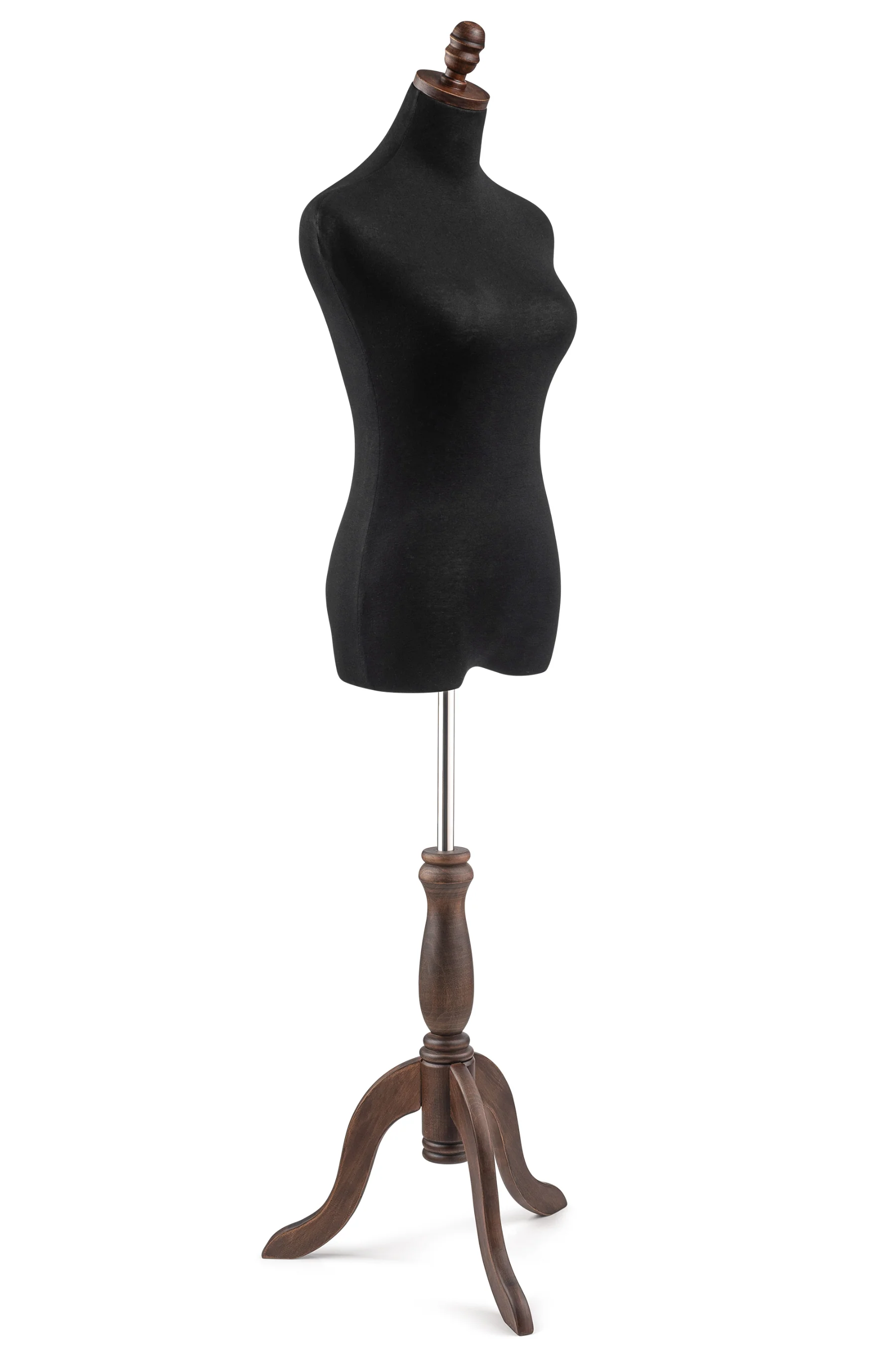 Female Display Dress Form on Wood Tripod Base - Image 12