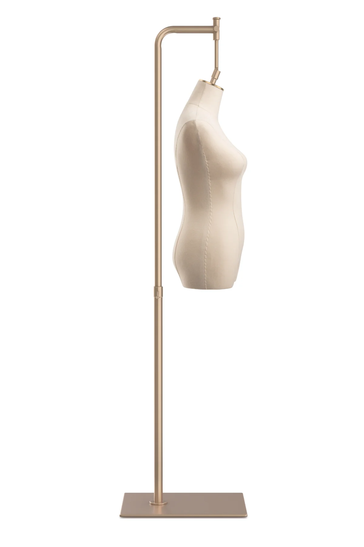 Female Display Dress Form on Metal Hanging Base - Image 9