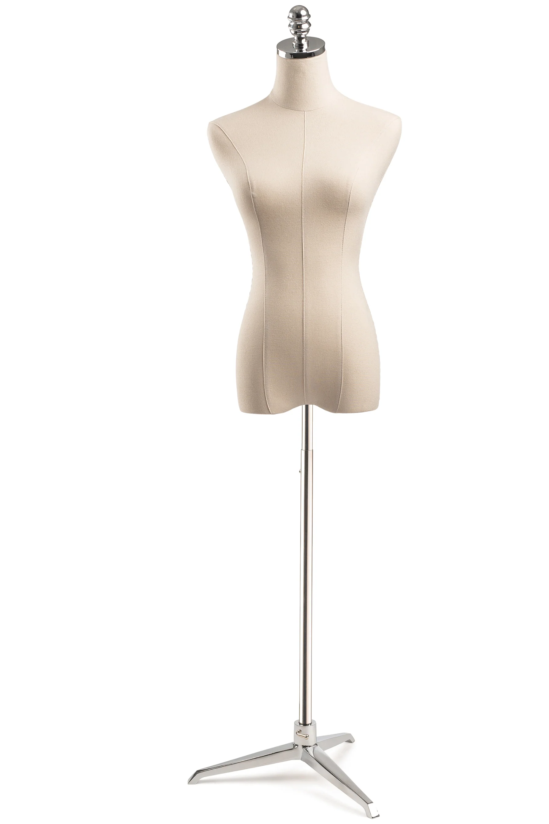 Female Display Dress Form on Metal Tripod Base - Image 17