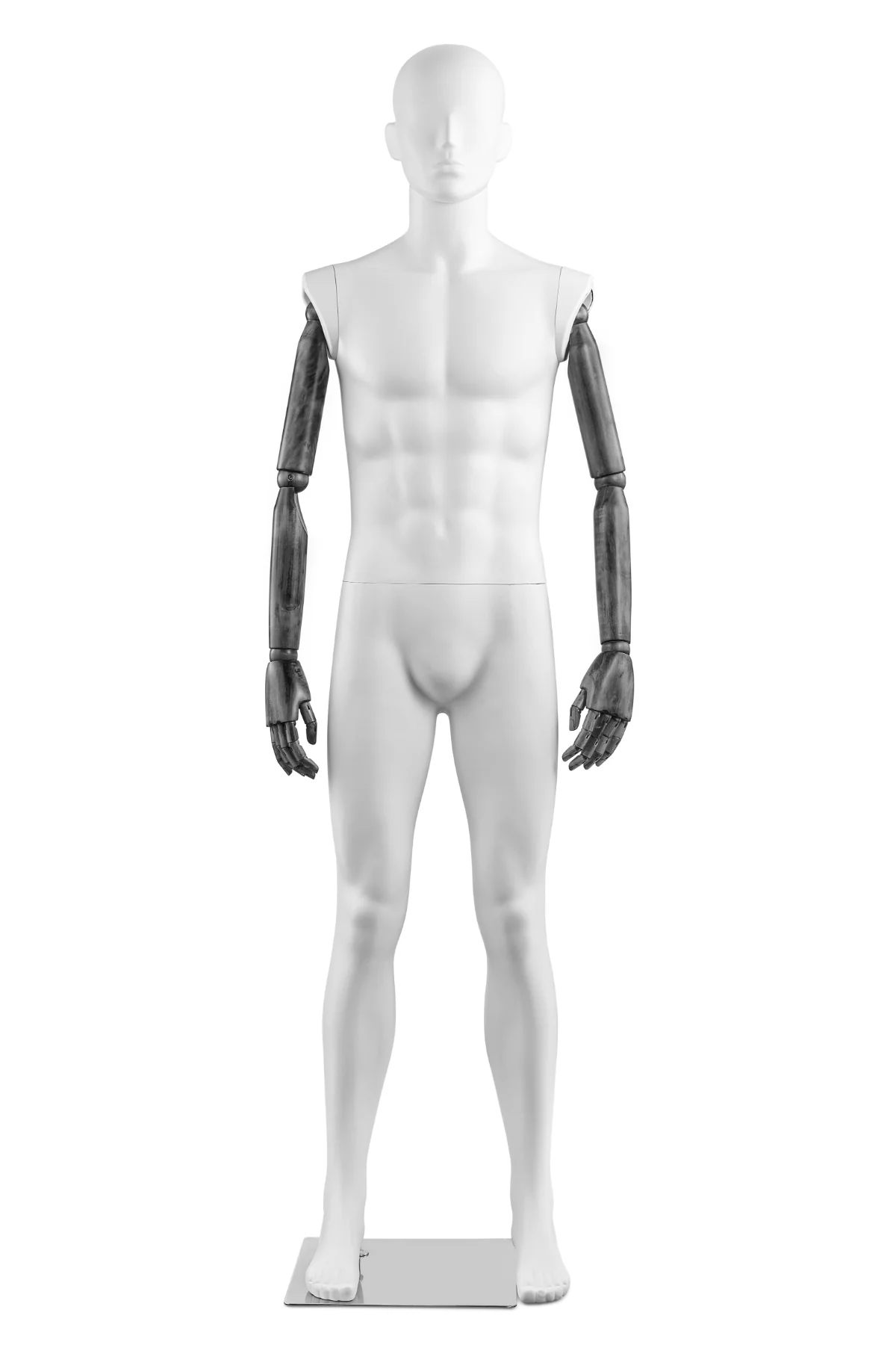 Male Abstract Mannequin in Straight Leg Pose w/ Articulating Arms (AP Series) - Image 18