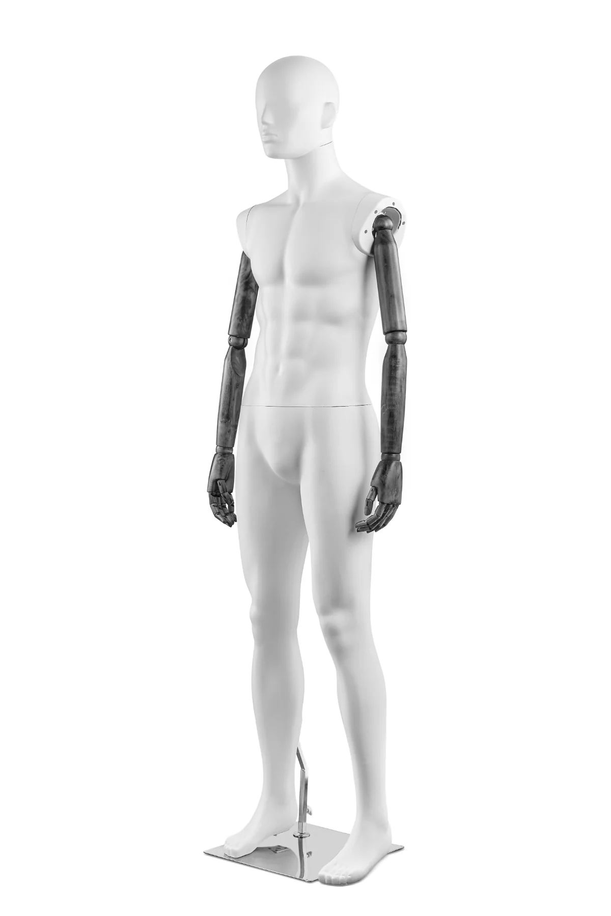 Male Abstract Mannequin in Straight Leg Pose w/ Articulating Arms (AP Series) - Image 19