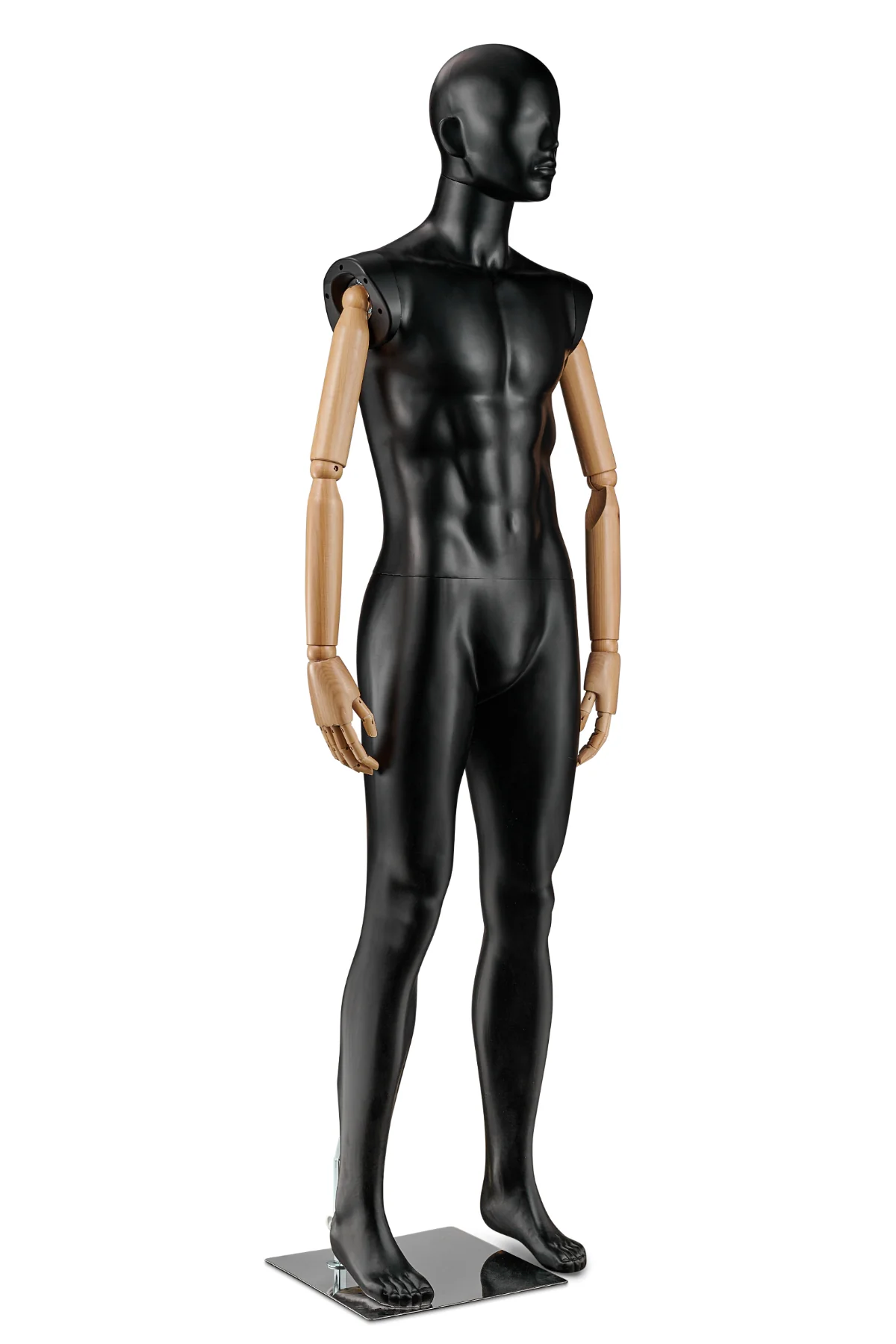 Male Abstract Mannequin in Straight Leg Pose w/ Articulating Arms (AP Series) - Image 21