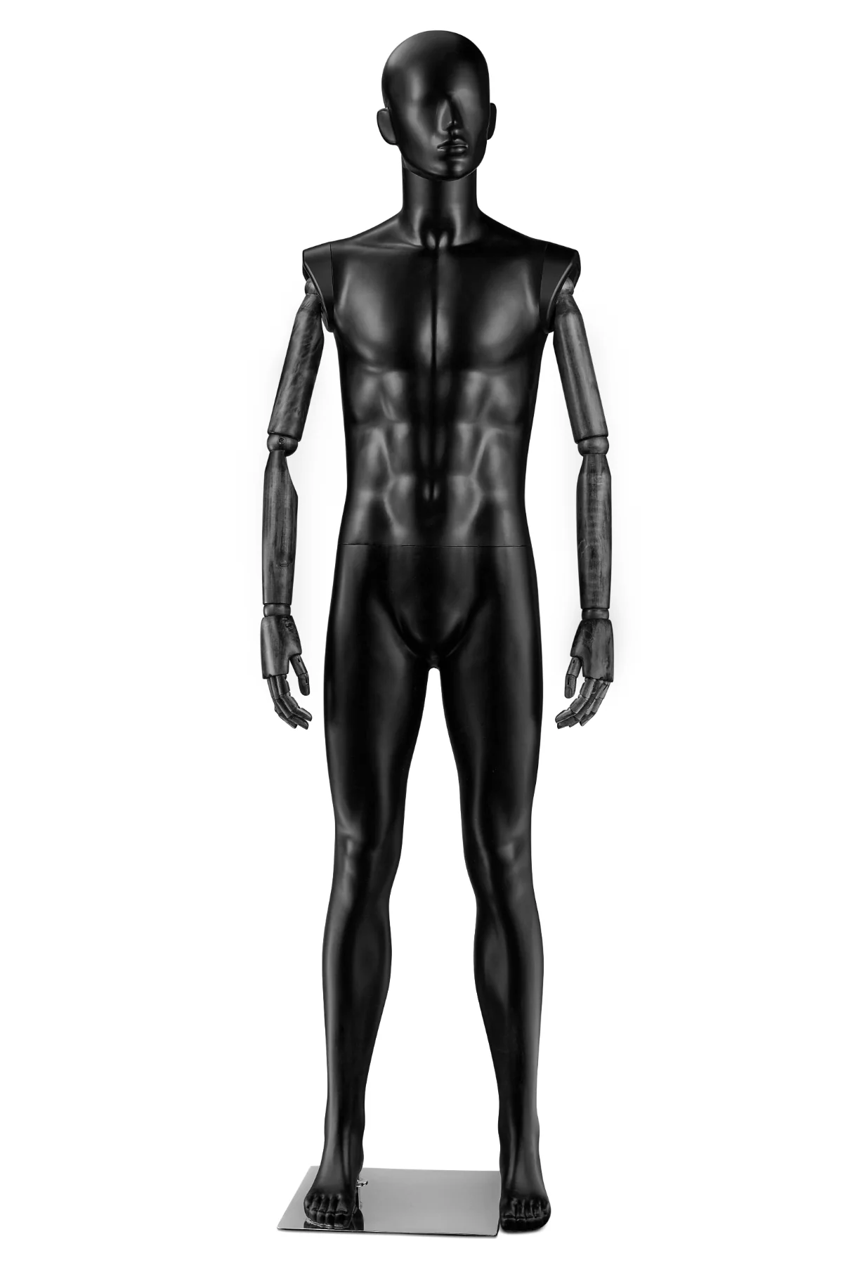 Male Abstract Mannequin in Straight Leg Pose w/ Articulating Arms (AP Series) - Image 32