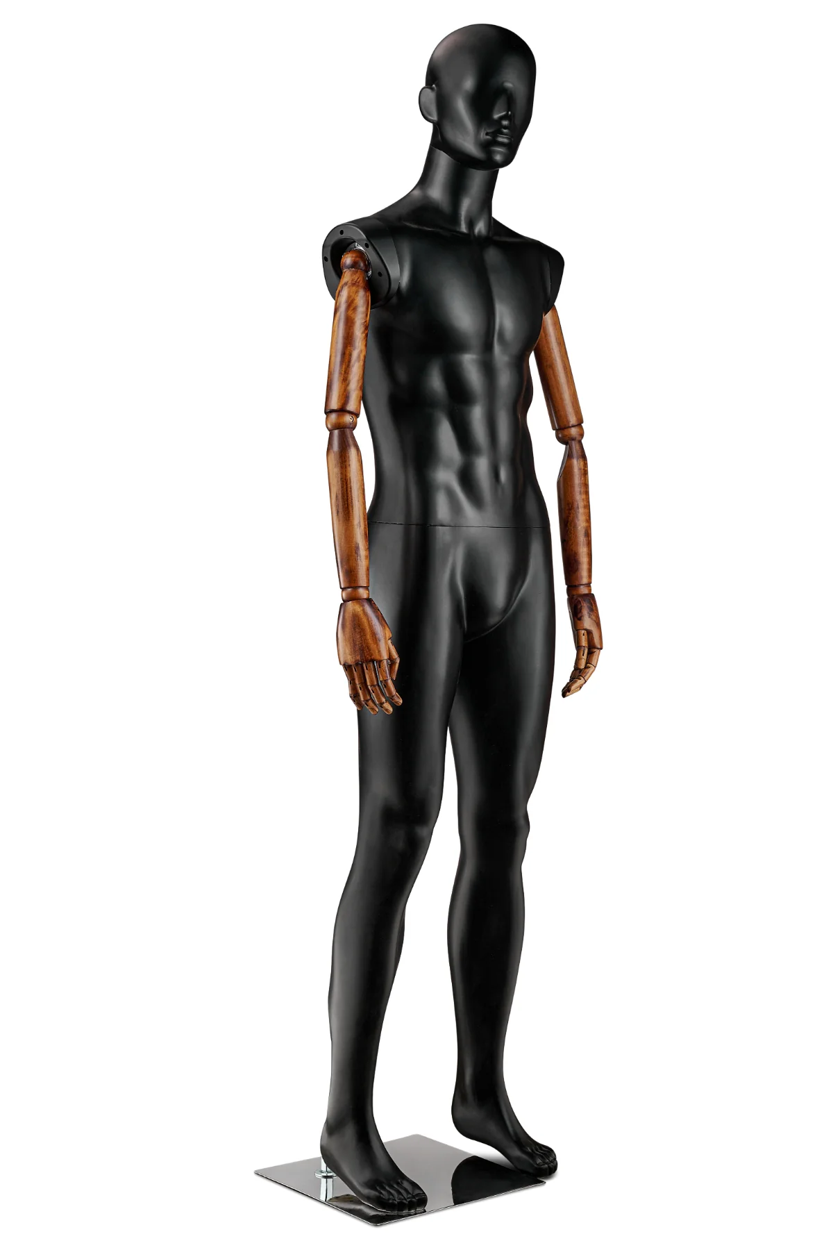 Male Abstract Mannequin in Straight Leg Pose w/ Articulating Arms (AP Series) - Image 34