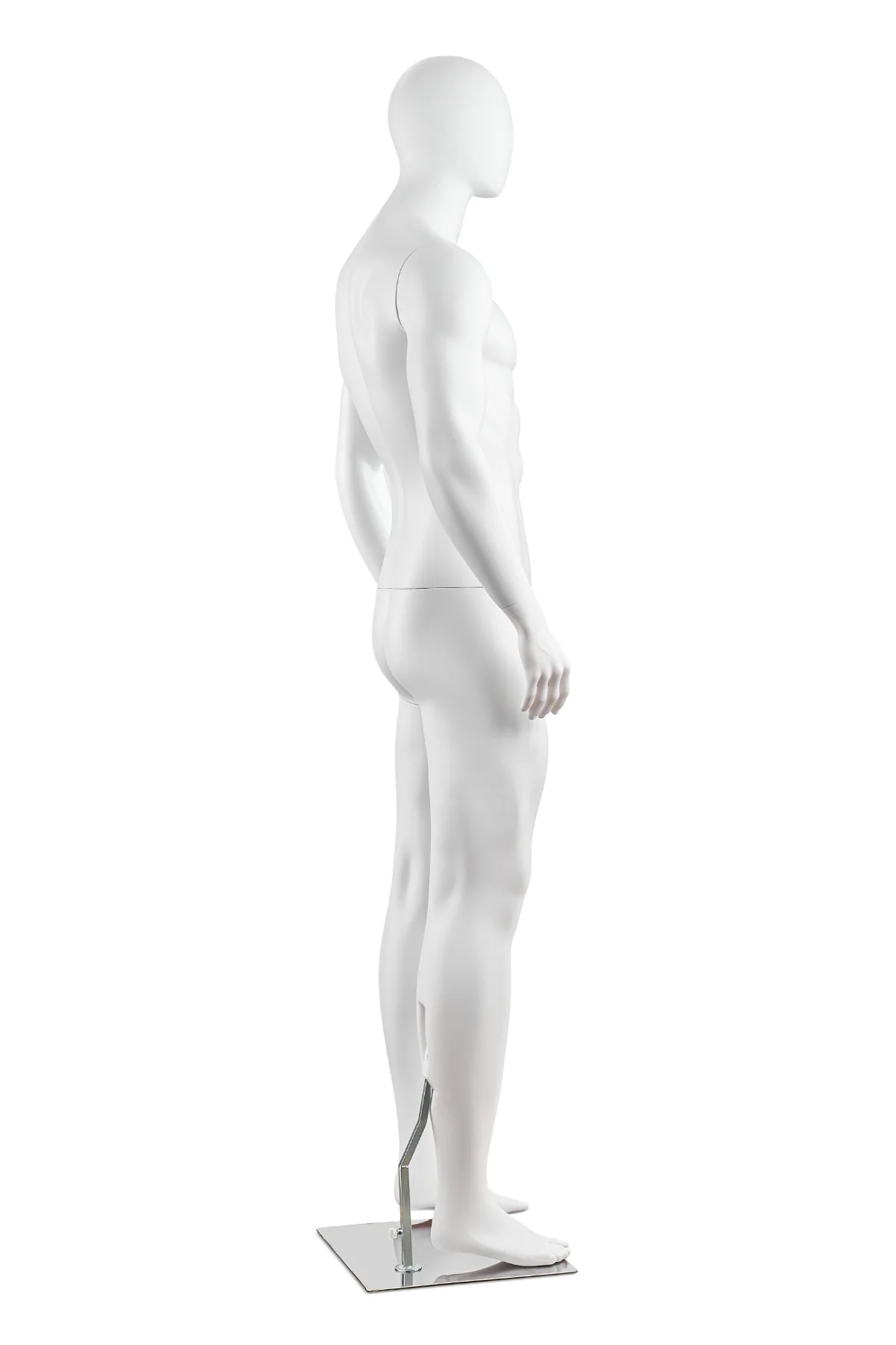 Male Egghead Bodybuilder Full Body Mannequin in Standing Pose (MP Series) - Image 15