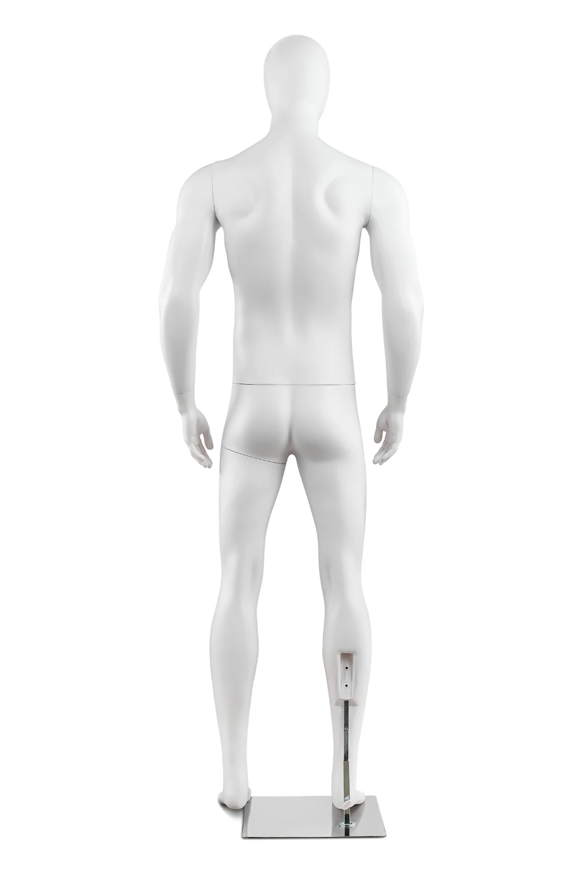 Male Egghead Bodybuilder Full Body Mannequin in Standing Pose (MP Series) - Image 16